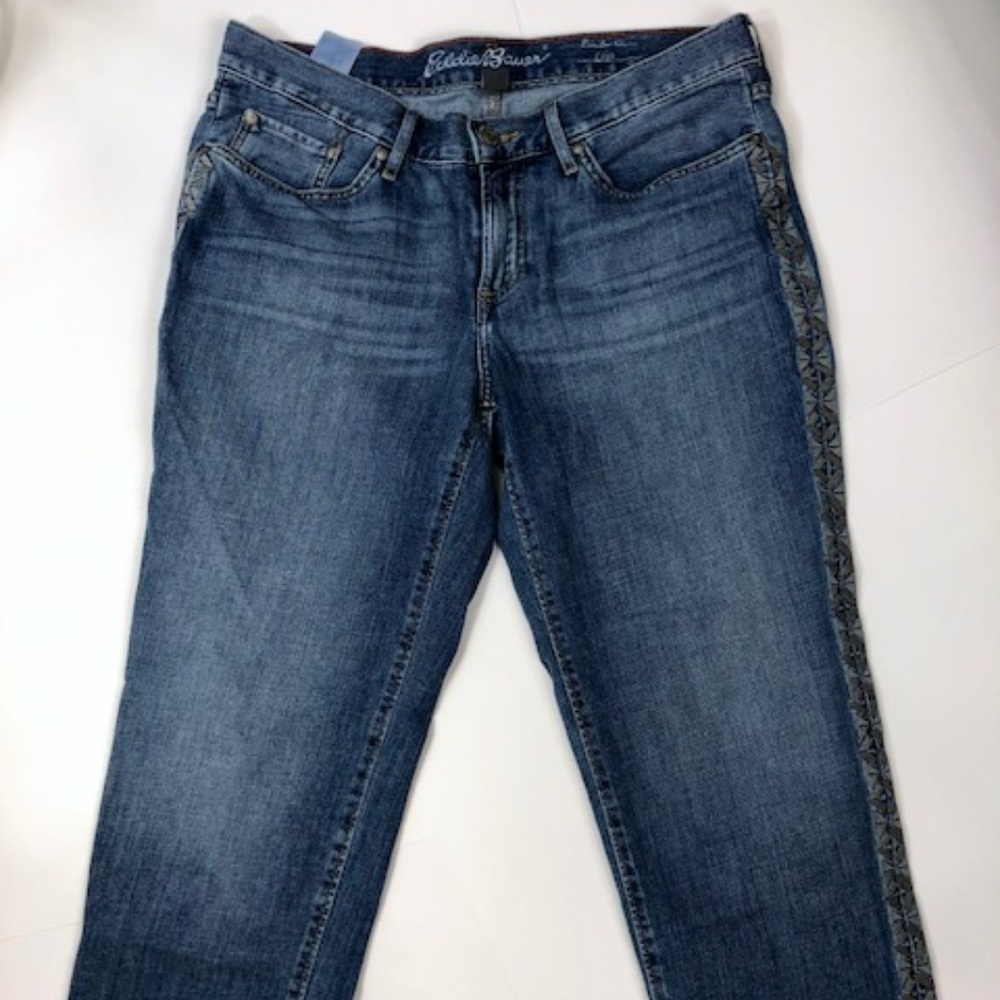 Eddie Bauer Crop Womens Denim Size 8 Decoration